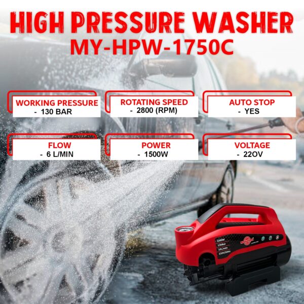 Mitsuyama 1750C High Pressure Car Washer - Image 2