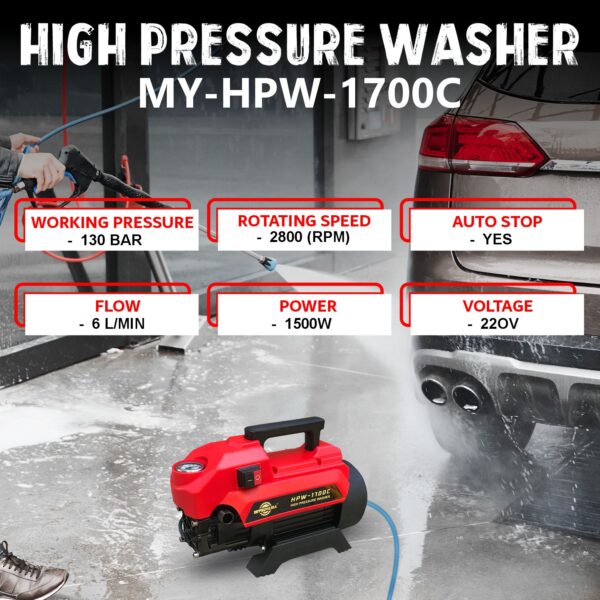 Mitsuyama 1700C High Pressure Car Washer - Image 2