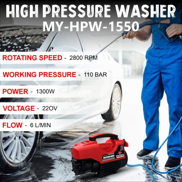 Mitsuyama 1550 High Pressure Car Washer - Image 2