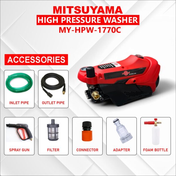 Mitsuyama 1770C High Pressure Car Washer - Image 3