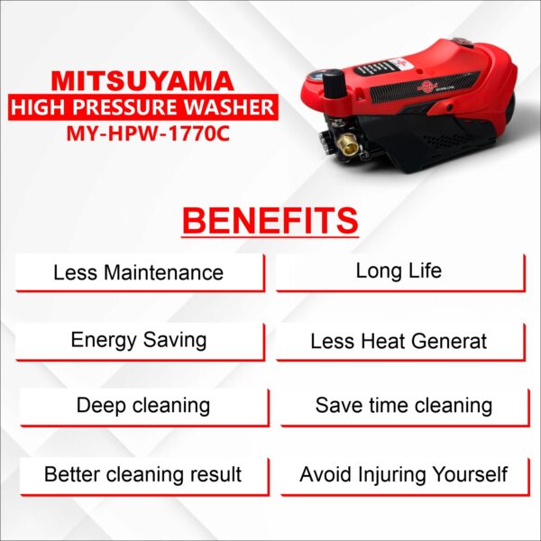 Mitsuyama 1770C High Pressure Car Washer - Image 4