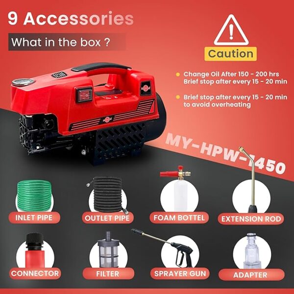 Mitsuyama 1500 High Pressure Car Washer - Image 2
